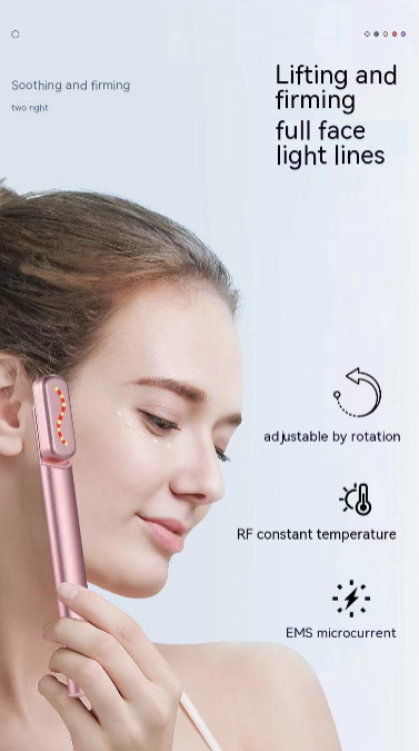 Pure Vitality LED Light Therapy Wand | Red & Blue Light Skin Therapy Device
